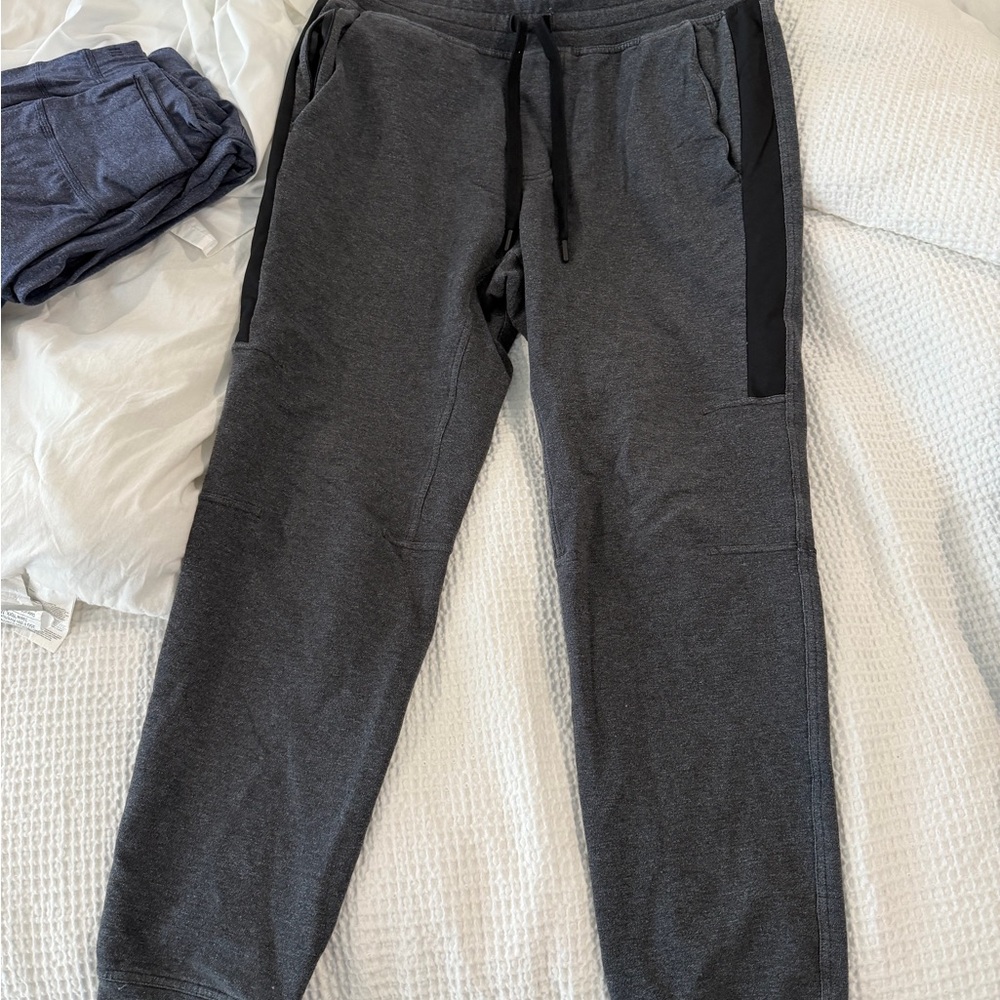 lululemon athletica Charcoal Joggers with Black Accents